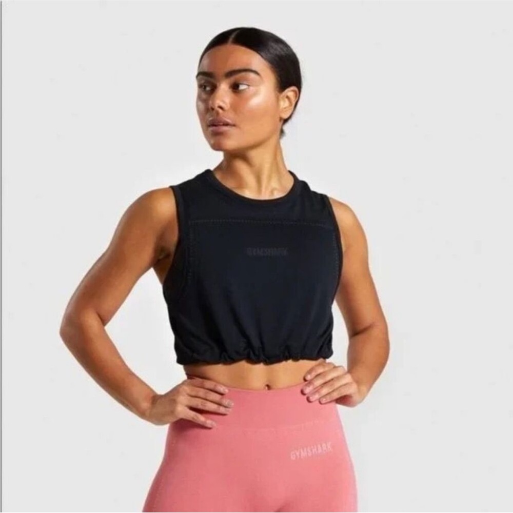 Gymshark Black Women's Athletic Crop Top